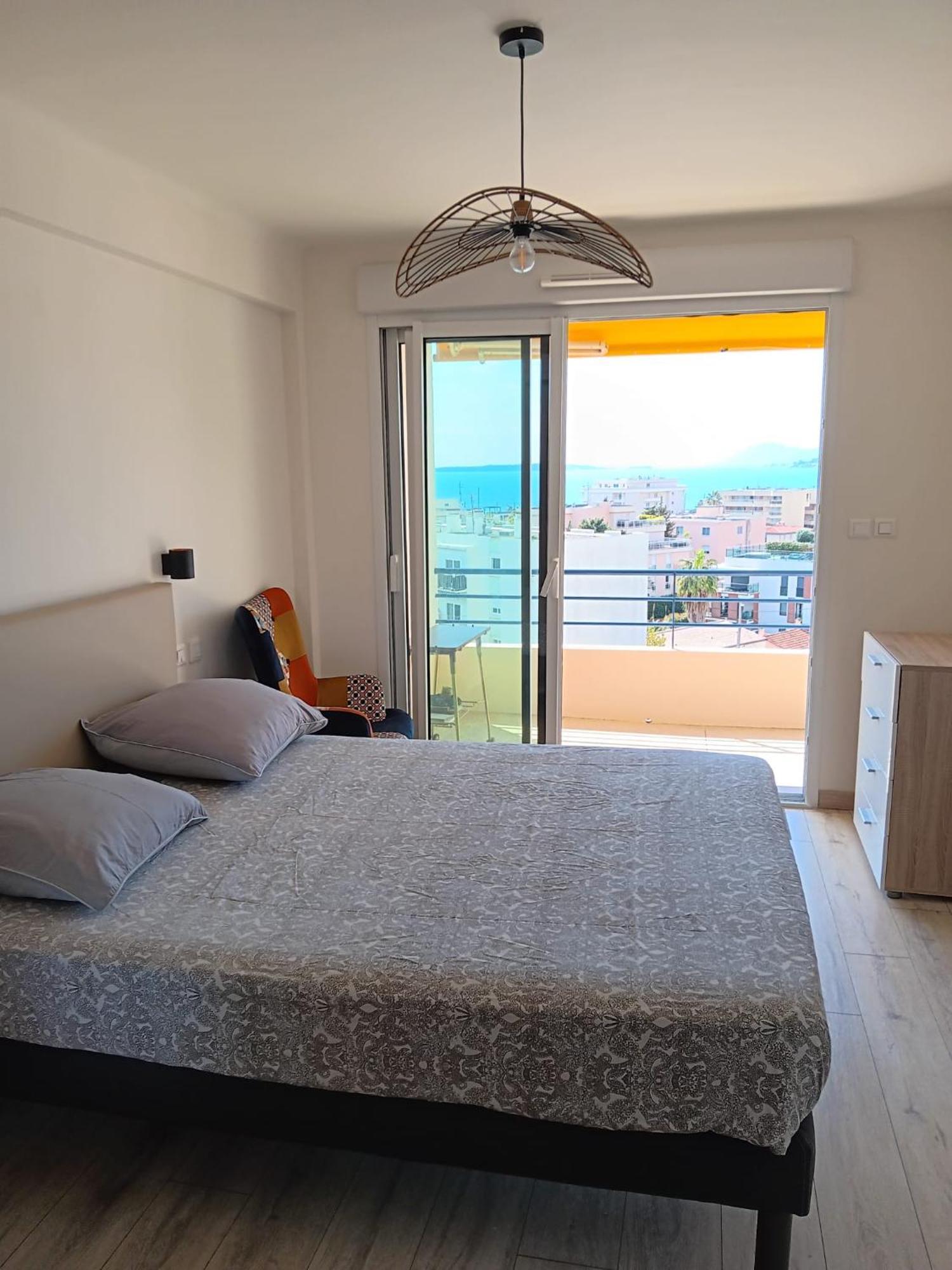 3 Pieces Vue Mer - Clim - 5 Min De La Plage A Pied Antibes Luaran gambar